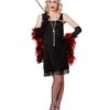 Adult Black Flapper Costume