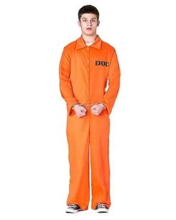 Adult Department Of Corrections Prisoner One Piece Costume 17 Adult Department Of Corrections Prisoner One Piece Costume -Spirit Halloween 00580787 a