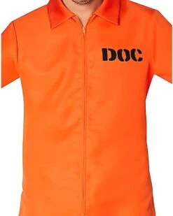 Adult Department Of Corrections Prisoner One Piece Costume 11 Adult Department Of Corrections Prisoner One Piece Costume -Spirit Halloween 00580803 c