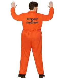 Adult Department Of Corrections Prisoner One Piece Costume 14 Adult Department Of Corrections Prisoner One Piece Costume -Spirit Halloween 00580803 f