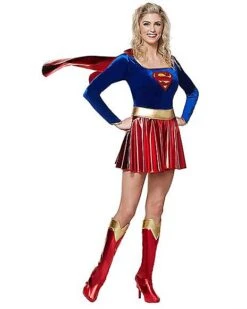 Adult Supergirl Costume - DC Comics -Spirit Halloween 01000959 d