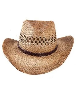 Western Seagrass Hat 10 Western Seagrass Hat -Spirit Halloween 01067701 d