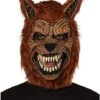 Animotion Brown Werewolf Full Mask