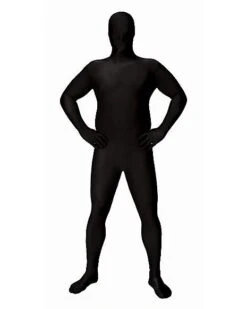 Adult Super Skins Black Zentai Skin Suit Costume 7 Adult Super Skins Black Zentai Skin Suit Costume -Spirit Halloween 01164912 a