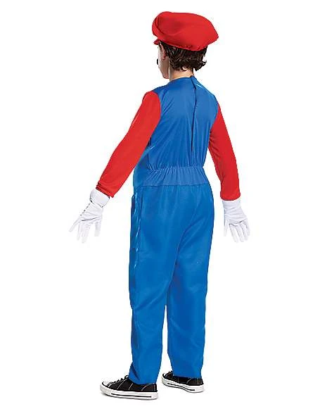Kids Mario Costume Deluxe- Mario Bros. 2 Kids Mario Costume Deluxe- Mario Bros. - Image 2