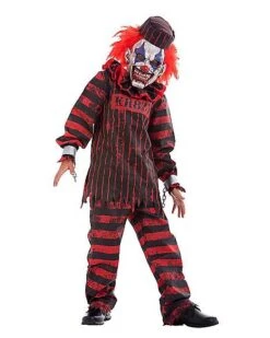 Kids Convict Clown Costume