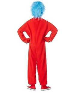 Kids Thing 1 And Thing 2 One Piece Costume - Dr. Seuss -Spirit Halloween 01254069 d