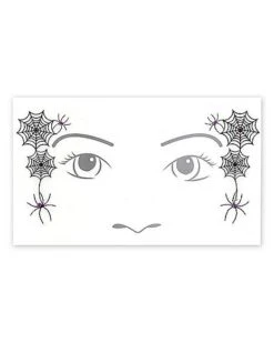 Kids Witch Face Tattoo Decal