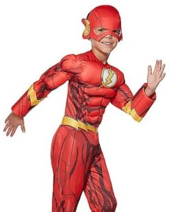 Kids Flash Costume Deluxe - DC Comics -Spirit Halloween 01274984 c