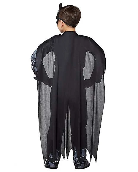 Kids Grey And Black 3D Batman Costume - DC Comics 2 Kids Grey And Black 3D Batman Costume - DC Comics - Image 2