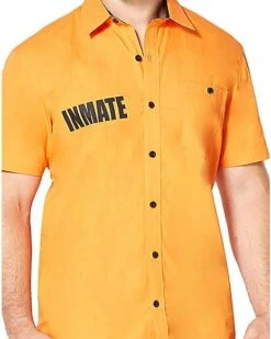 Arkham Inmate Work Shirt - Suicide Squad -Spirit Halloween 01324516 c