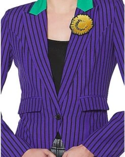 Purple Joker Jacket - Batman -Spirit Halloween 01328145 c