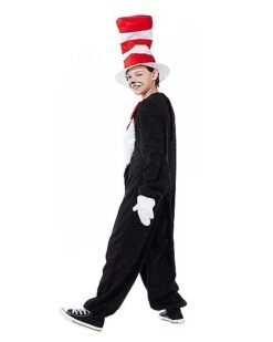 Kids Cat In The Hat Costume - Dr. Seuss -Spirit Halloween 01332584 e