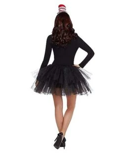 Adult Cat In The Hat Tutu Dress - Dr. Seuss -Spirit Halloween 01333194 c