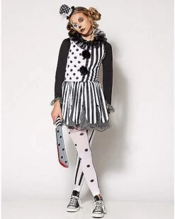 Adult Twisted Trickster Clown Costume -Spirit Halloween 01346444 a