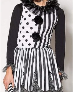 Adult Twisted Trickster Clown Costume -Spirit Halloween 01346444 b