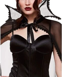 Adult Sheer Vampire Cape -Spirit Halloween 01346543 c