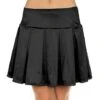 Black Satin Skirt