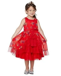 Toddler Elena Of Avalor Party Dress - Disney 6 Toddler Elena Of Avalor Party Dress - Disney -Spirit Halloween 01354653 c