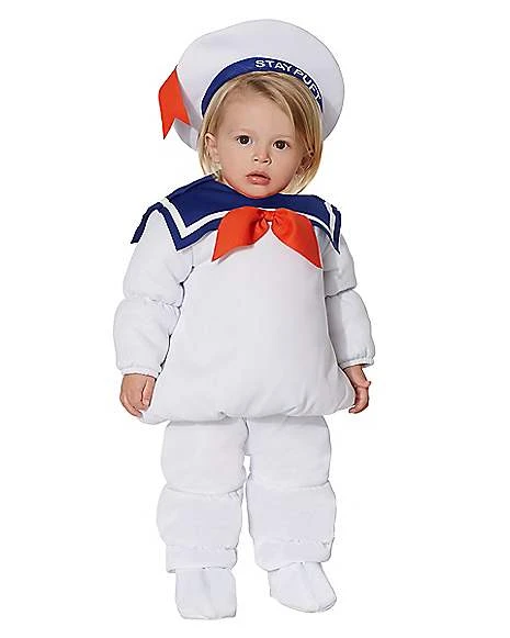 Baby Belly Stay Puft Marshmallow Costume - Ghostbusters 1 Baby Belly Stay Puft Marshmallow Costume - Ghostbusters