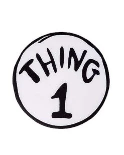 Adult Thing 1 And Thing 2 Romper Costume - Dr. Seuss 12 Adult Thing 1 And Thing 2 Romper Costume - Dr. Seuss -Spirit Halloween 01360056 b