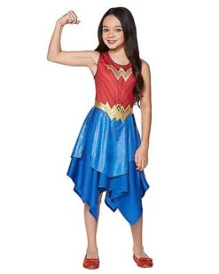 Kids Wonder Woman Costume Dress - DC Comics -Spirit Halloween 01363134 c