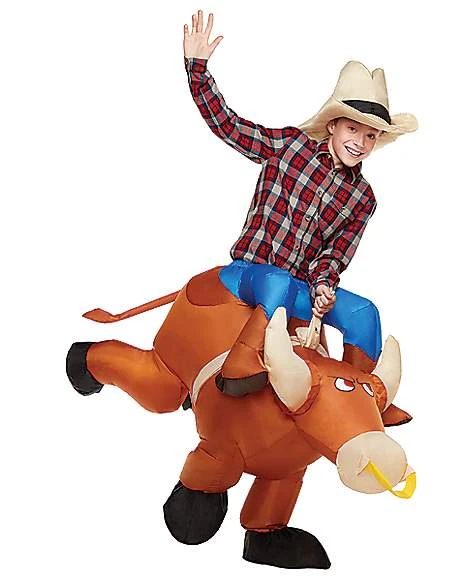 Kids Ride-On Inflatable Bull Costume 1 Kids Ride-On Inflatable Bull Costume