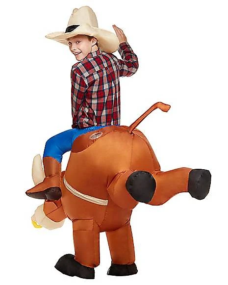 Kids Ride-On Inflatable Bull Costume 2 Kids Ride-On Inflatable Bull Costume - Image 2
