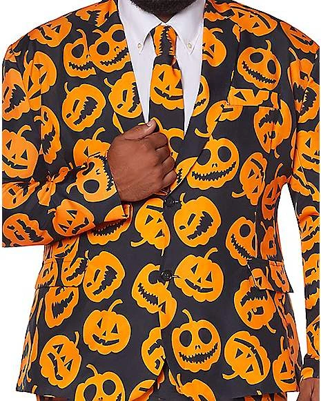 Adult Jack-O-Lantern Plus Size Suit 2 Adult Jack-O-Lantern Plus Size Suit - Image 2