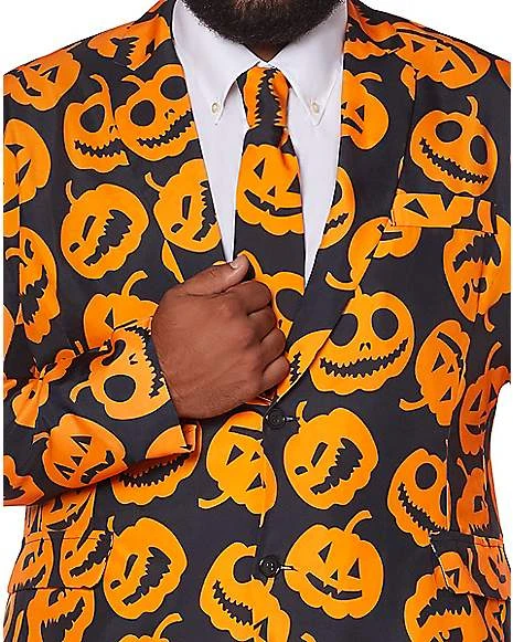 Adult Jack-O-Lantern Plus Size Suit 3 Adult Jack-O-Lantern Plus Size Suit - Image 3