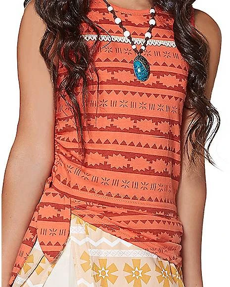 Kids Moana Dress Costume - Moana 4 Kids Moana Dress Costume - Moana - Image 4