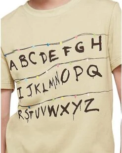 Kids Stranger Things Alphabet Wall T Shirt - Stranger Things -Spirit Halloween 01381797 d