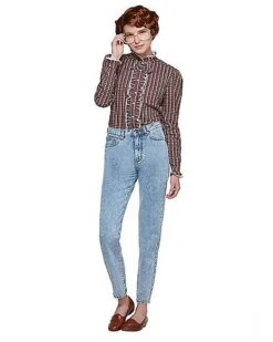 Adult Ruffle Barb Shirt - Stranger Things 6 Adult Ruffle Barb Shirt - Stranger Things -Spirit Halloween 01382225 c