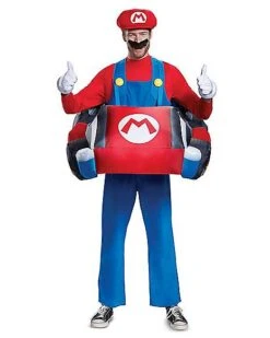 Adult Mario Kart Inflatable Costume - Mario Kart -Spirit Halloween 01394063 c