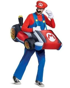 Adult Mario Kart Inflatable Costume - Mario Kart -Spirit Halloween 01394063 d