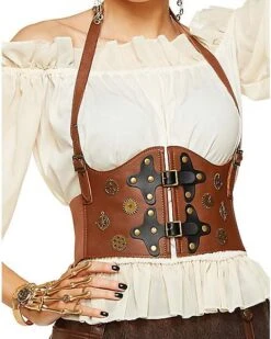 Steampunk Waist Cincher -Spirit Halloween 01400126 c