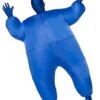 Kids Blue Light Up Inflatable Super Skin Suit Costume