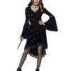 Celestial Coven Hooded Velvet Dress