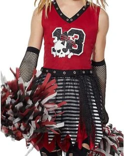Kids Zombie Cheerleader Costume -Spirit Halloween 01430651 c