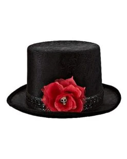 Sugar Skull Top Hat -Spirit Halloween 01433754 d