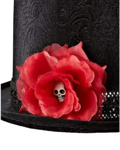 Sugar Skull Top Hat -Spirit Halloween 01433754 e