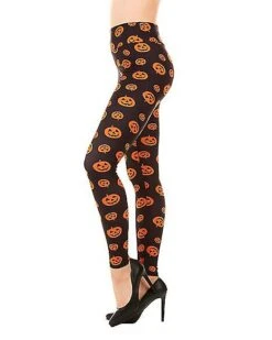 Pumpkin Leggings -Spirit Halloween 01434281 b