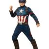 Kids Captain America Deluxe Costume - Avengers: Endgame