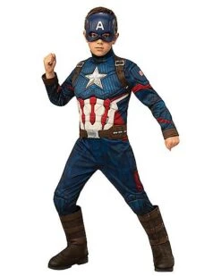 Kids Captain America Deluxe Costume - Avengers: Endgame