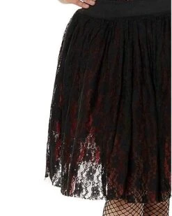 Victorian Vampire Layered Skirt 8 Victorian Vampire Layered Skirt -Spirit Halloween 01436005 d