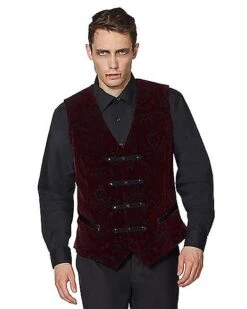 Velvet Victorian Vampire Vest