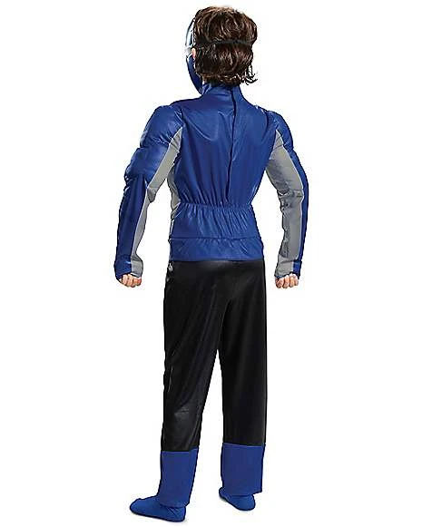 Kids Blue Beast Morphers Ranger Costume - Power Rangers 2 Kids Blue Beast Morphers Ranger Costume - Power Rangers - Image 2