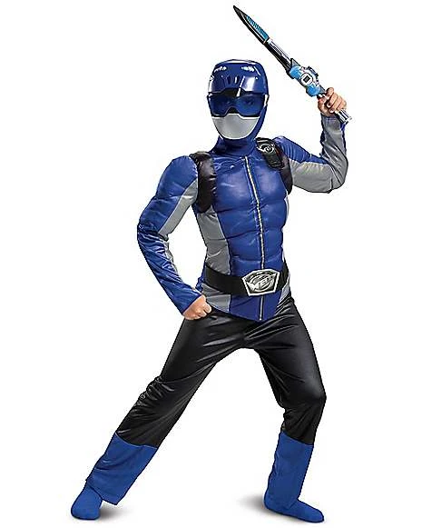 Kids Blue Beast Morphers Ranger Costume - Power Rangers 3 Kids Blue Beast Morphers Ranger Costume - Power Rangers - Image 3