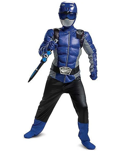Kids Blue Beast Morphers Ranger Costume - Power Rangers 4 Kids Blue Beast Morphers Ranger Costume - Power Rangers - Image 4