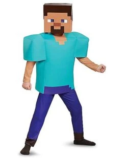 Kids Steve Costume Deluxe - Minecraft -Spirit Halloween 01448075 c